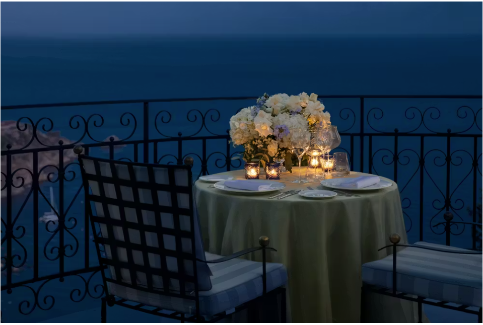 Cena romantica a Taormina